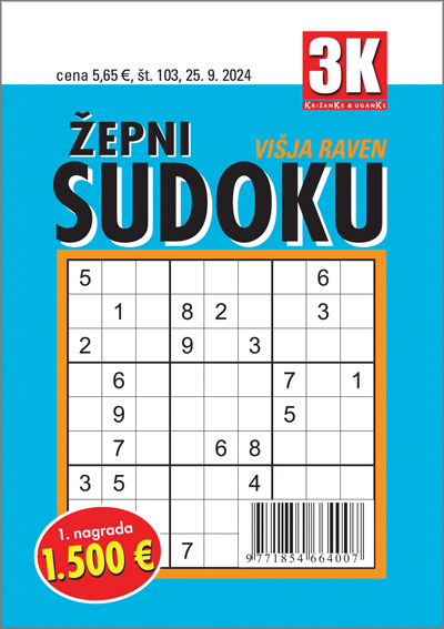 Žepni sudoku višja raven