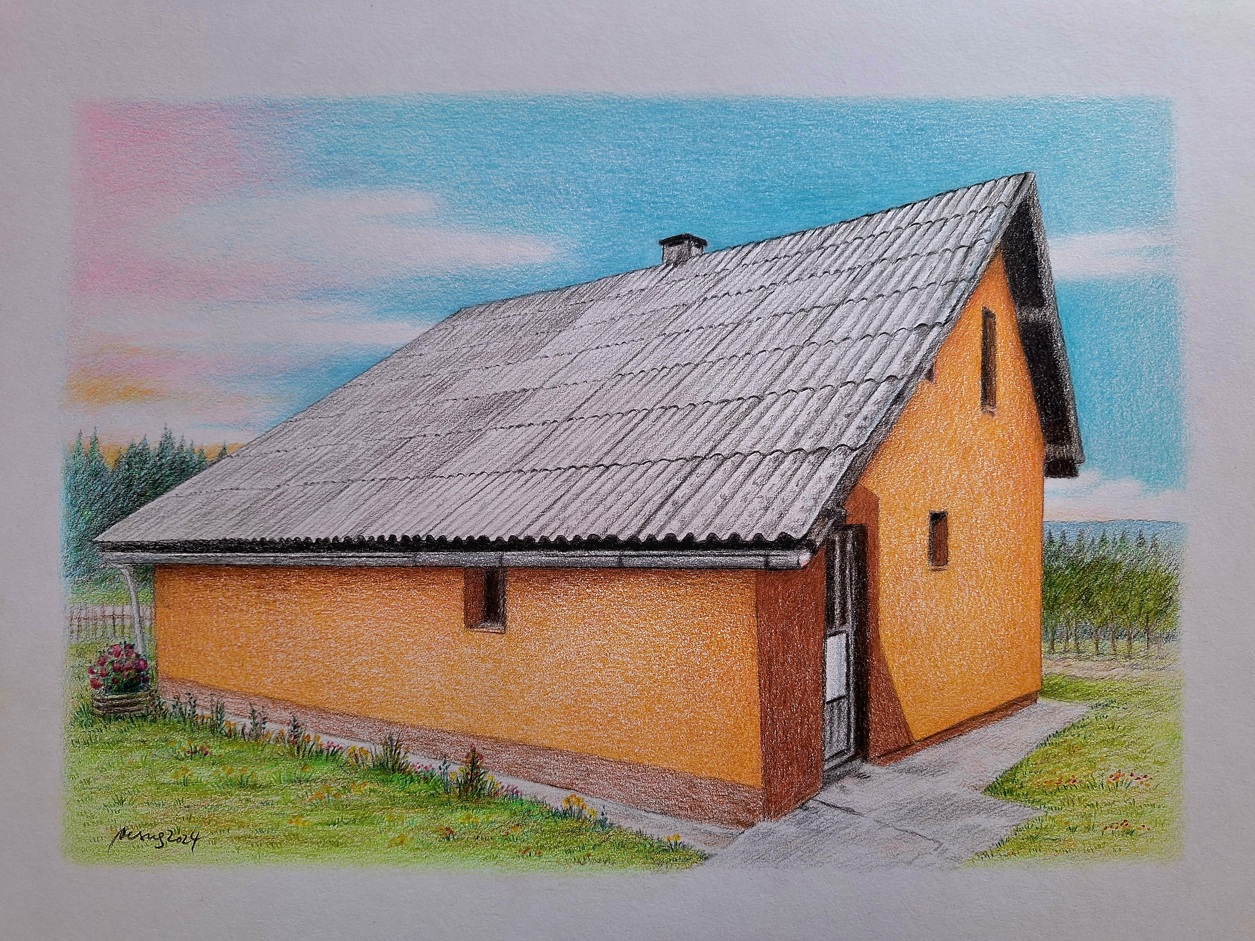 A3 (30x40cm), barvni svinčniki